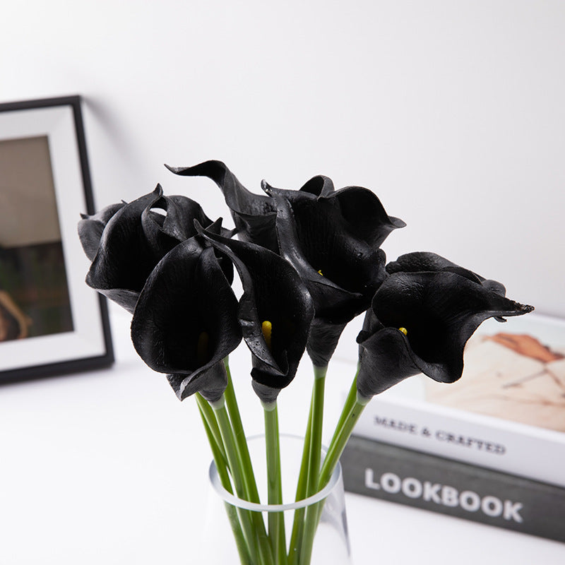 Fashion Wedding Quality Home Decor Flowers - Black / 10PCS