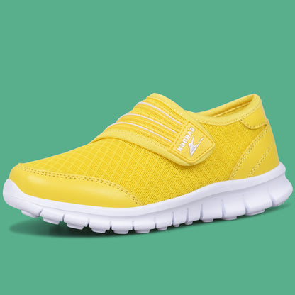 Boys Soft-soled Kids Sports Shoes - Yellow / Double layer net / 26