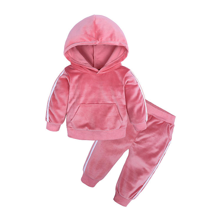 Baby Girl and boy Winter Hoodies set - 1 Style / 110cm