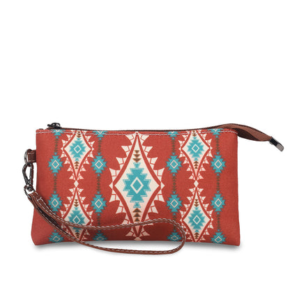 Women's Wallet, Stylish And Purse With Card Holder Wristlet - Red Diamond / 21.5x1x11.5cm