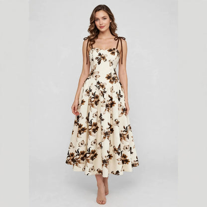 Printed Casual Resort Slip Dress