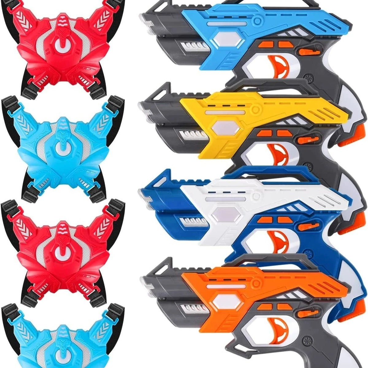 Infrared Laser Tag Set with 4 Guns & 4 Vests - Default Title