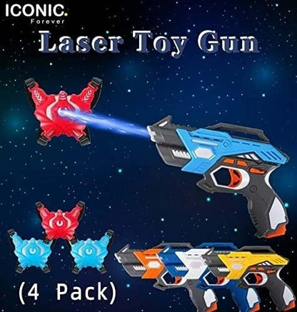 Infrared Laser Tag Set with 4 Guns & 4 Vests - Default Title