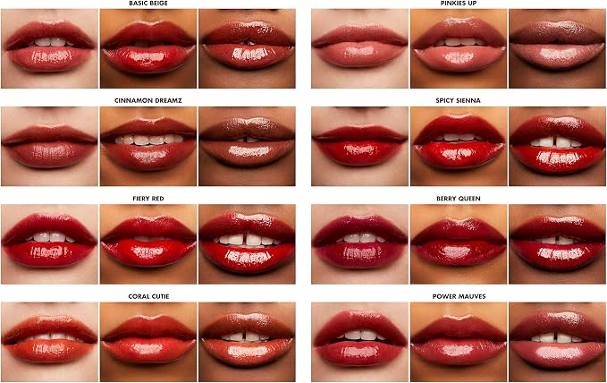 e.l.f. Cosmetics Glossy Lip Stain, Lightweight, Long-Wear Lip Stain - Beige
