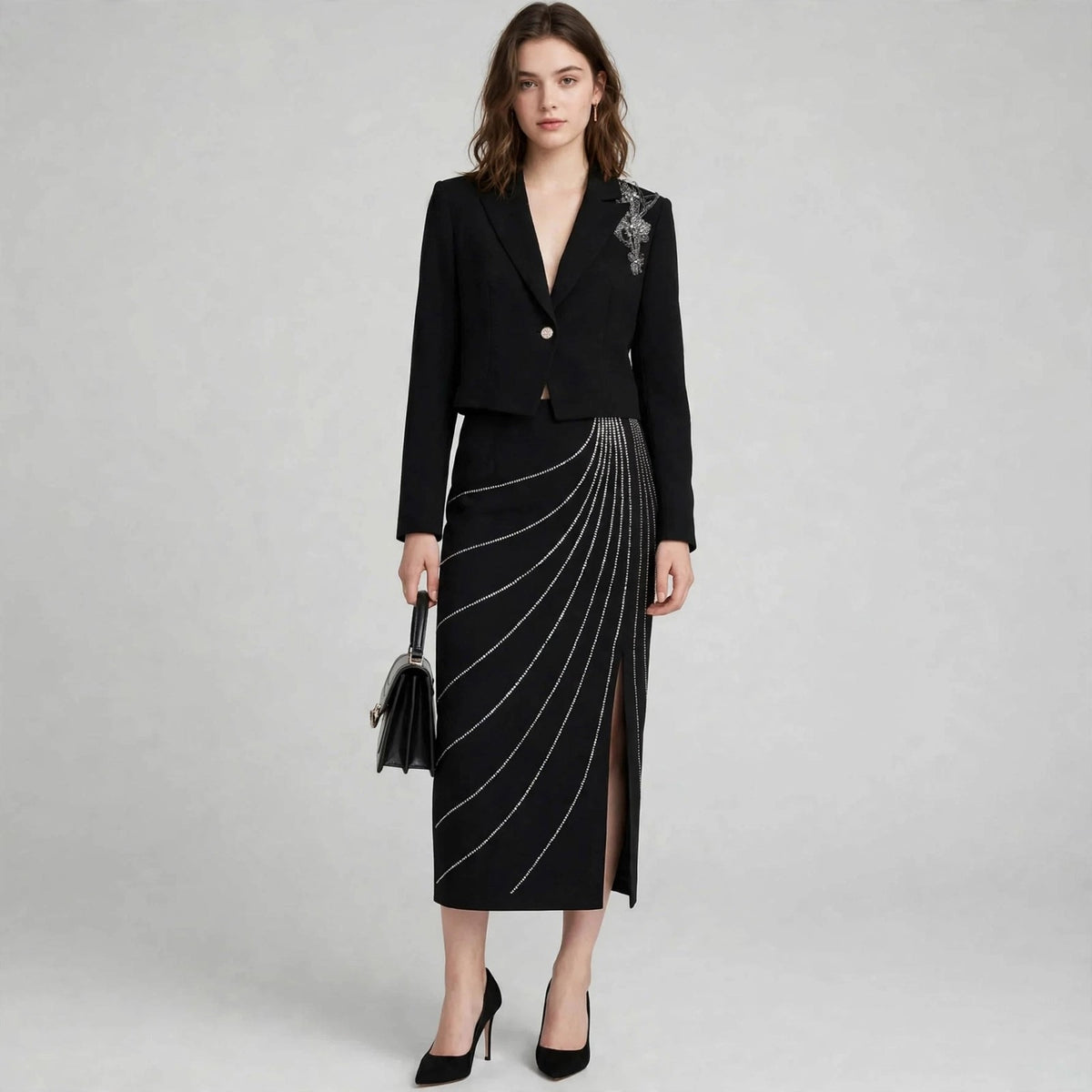 Winter Ladies Office Dress Suit Women