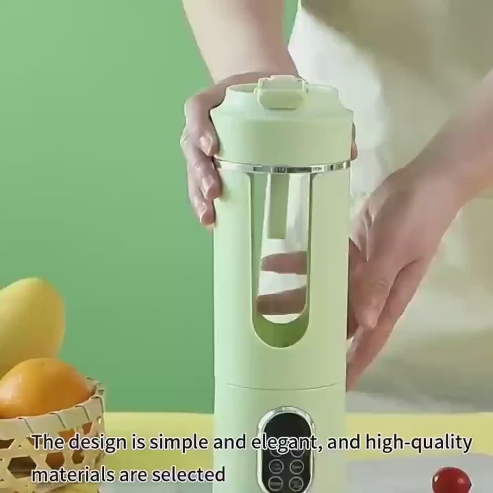Portable Rechargeable Juice Blender - 50W 600mL Smoothie Maker - White / 1pc