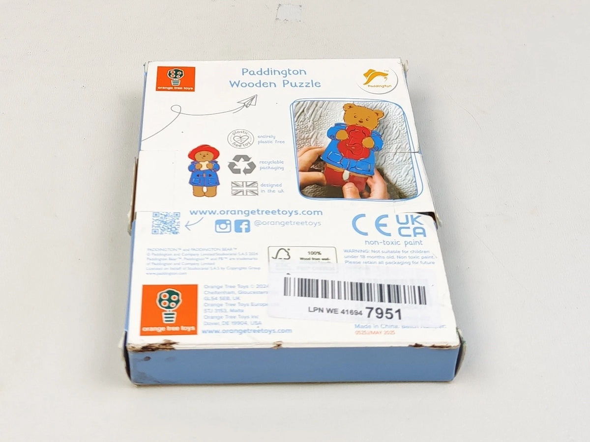 Paddington Bear 4-Piece Wooden Toddler Puzzle - Default Title